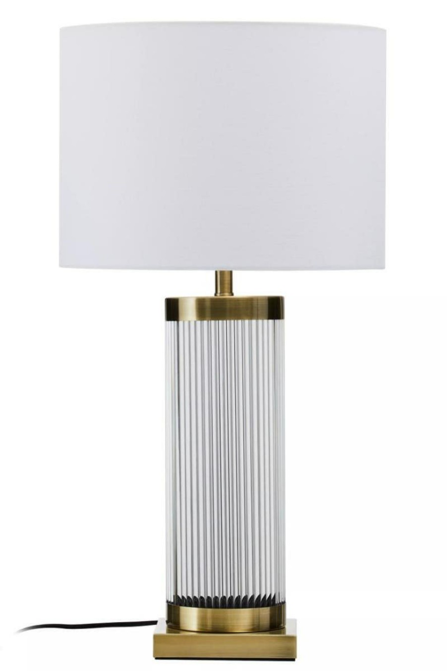 Accessories Fifty Five South Table Lamps | Lily White And Gold Table Lamp