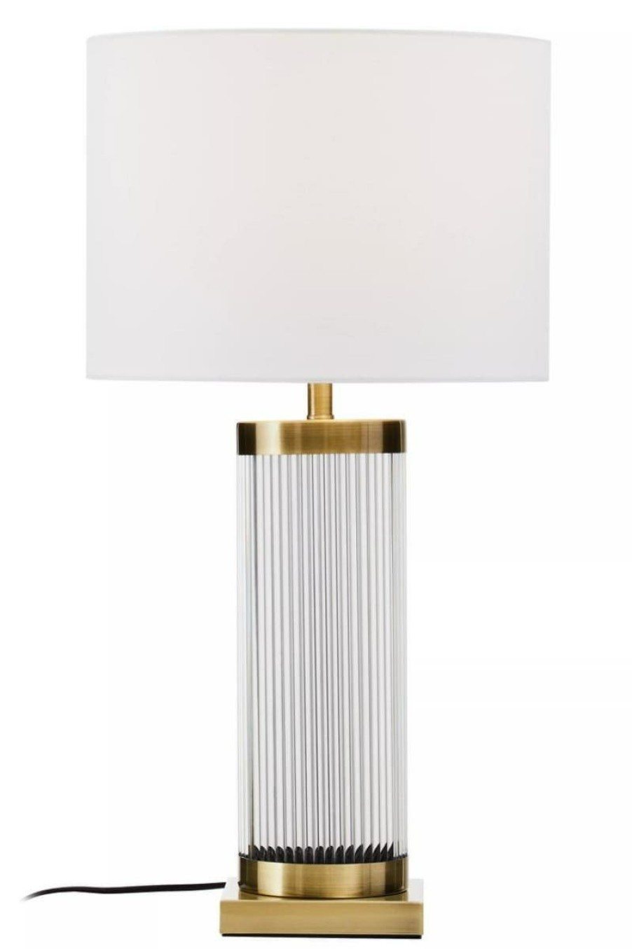 Accessories Fifty Five South Table Lamps | Lily White And Gold Table Lamp