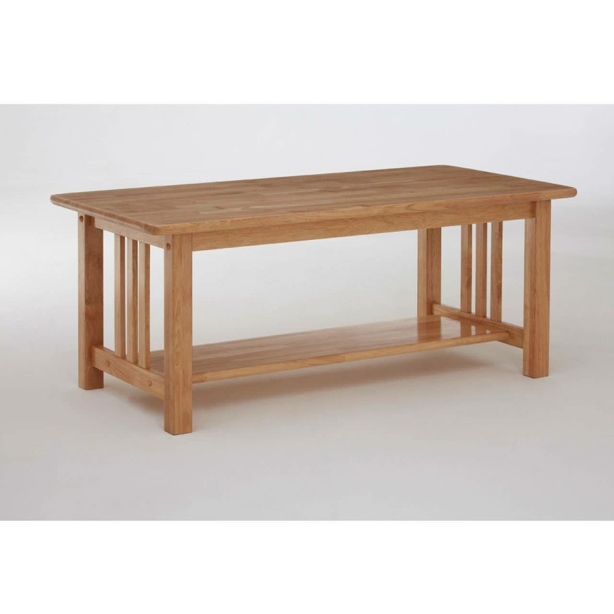 FURNITURE Premier Coffee Tables | Rectangular Natural Coffee Table