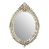 Bathe and Utility Fifty Five South Mirrors | Juliet Champagne Oval Framed Wall Mirror