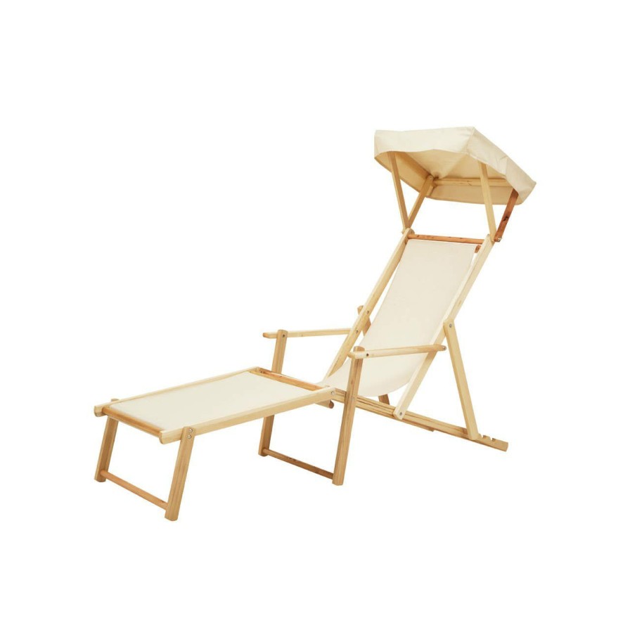 Outdoor Premier Outdoor Seating | Beauport Cream Lounger