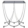 FURNITURE Premier Side Tables | Trento Console Table With Grey Glass Top