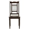 FURNITURE Fifty Five South Dining Chairs | Srina Dark Sheesham Wood Dining Chair