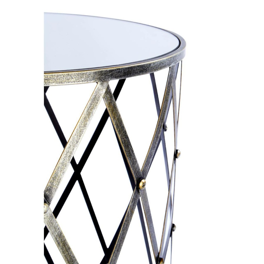 FURNITURE Premier Side Tables | Set Of Two Avantis Diamond Design Tables