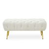 FURNITURE Fifty Five South Seating | Tamra Gold Leg Footstool