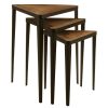 FURNITURE Fifty Five South Nesting Tables | Elmo Set Of 3 Triangular Tables