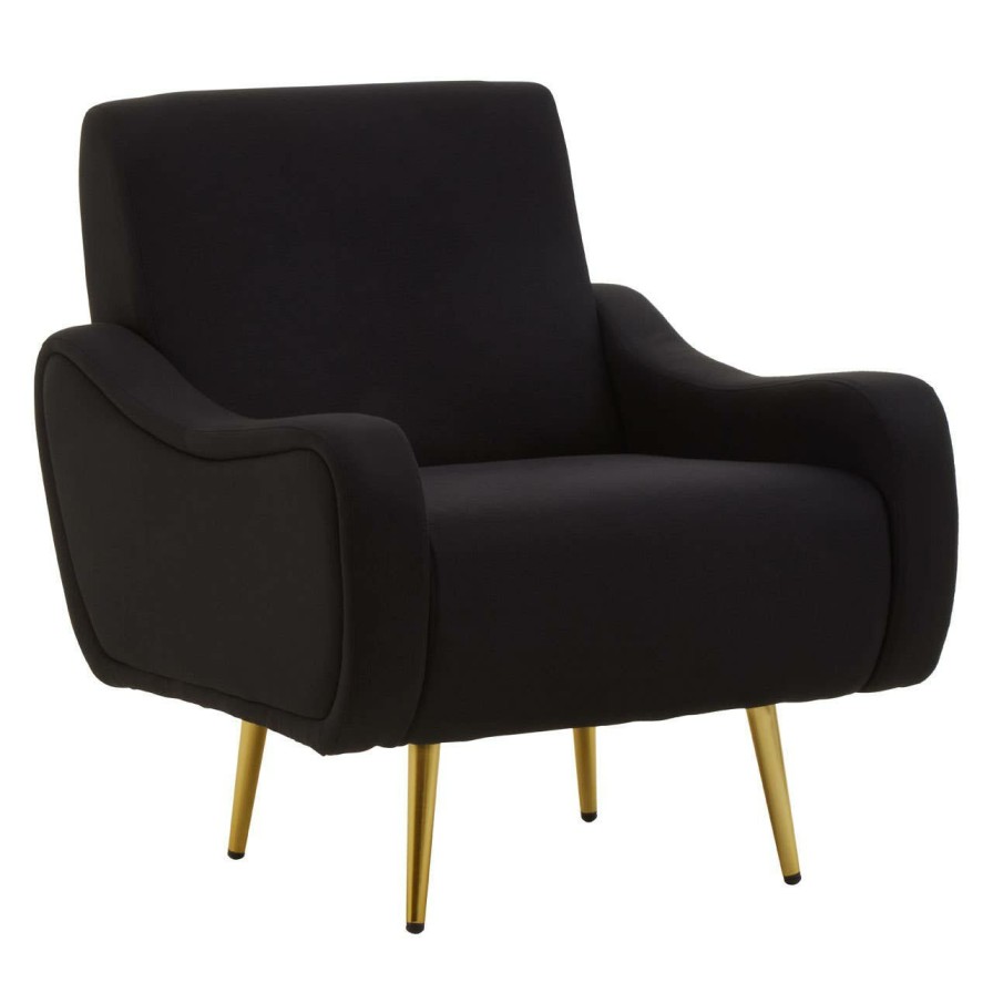 FURNITURE Fifty Five South Armchairs | Holli Black Armchair