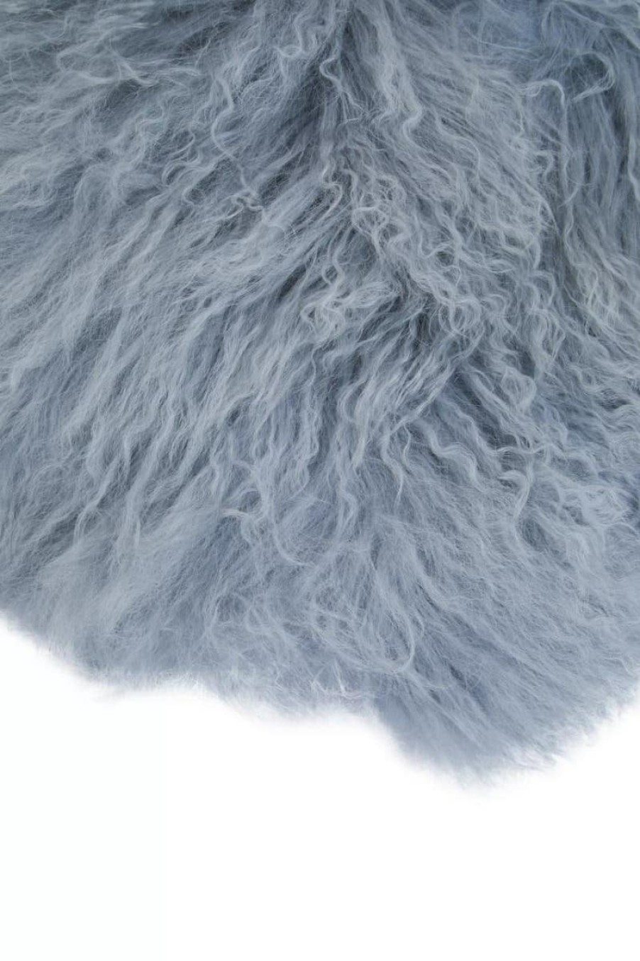 Accessories Bosie Cushions | Bosie Round Grey Mongolian Fur Cushion