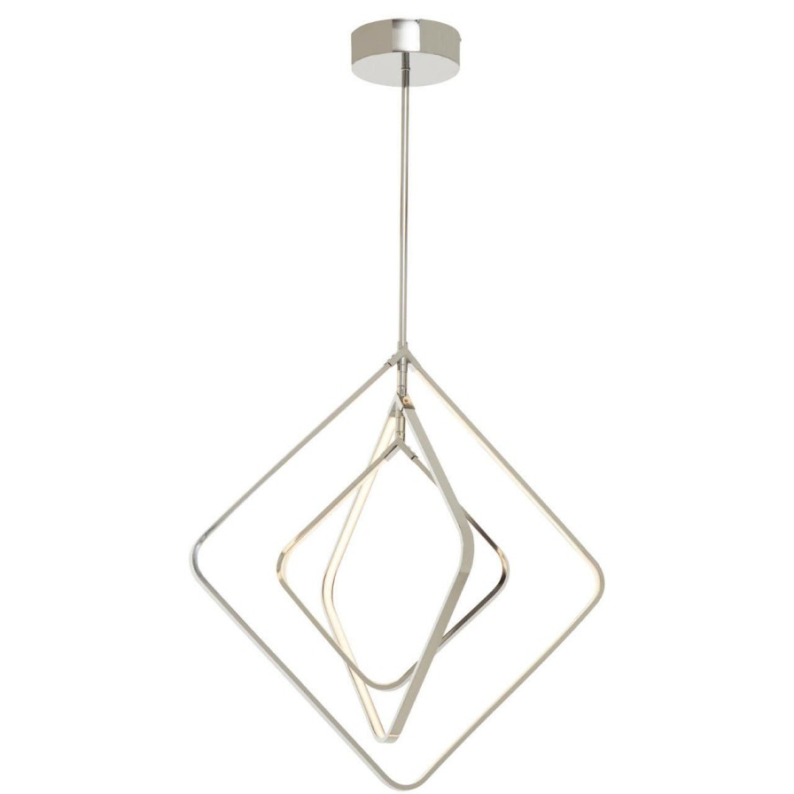 Accessories Fifty Five South Light and Ceiling Shades | Trieste Small Angular Pendant Light