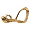 Accessories Fifty Five South Sculptures and Ornaments | Prato Gold Finish Abstract Knot Sculpture