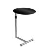 FURNITURE Premier Side Tables | Black Tempered Glass Snack Table