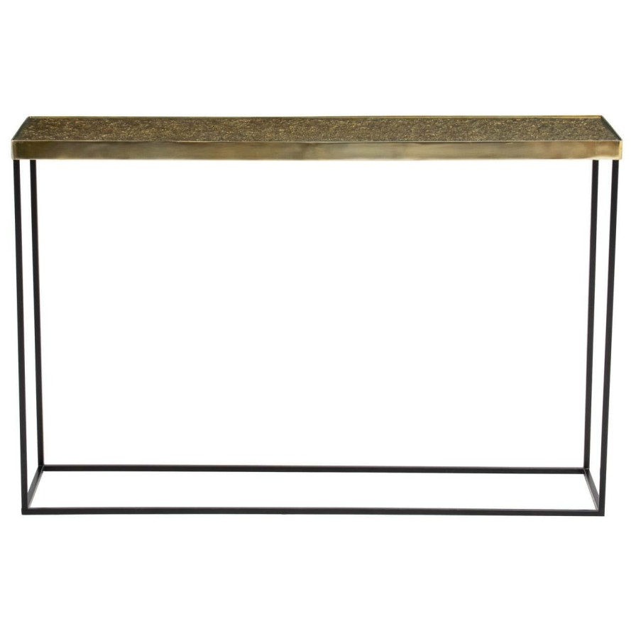 FURNITURE Fifty Five South Console Tables | Akola Gold Console Table