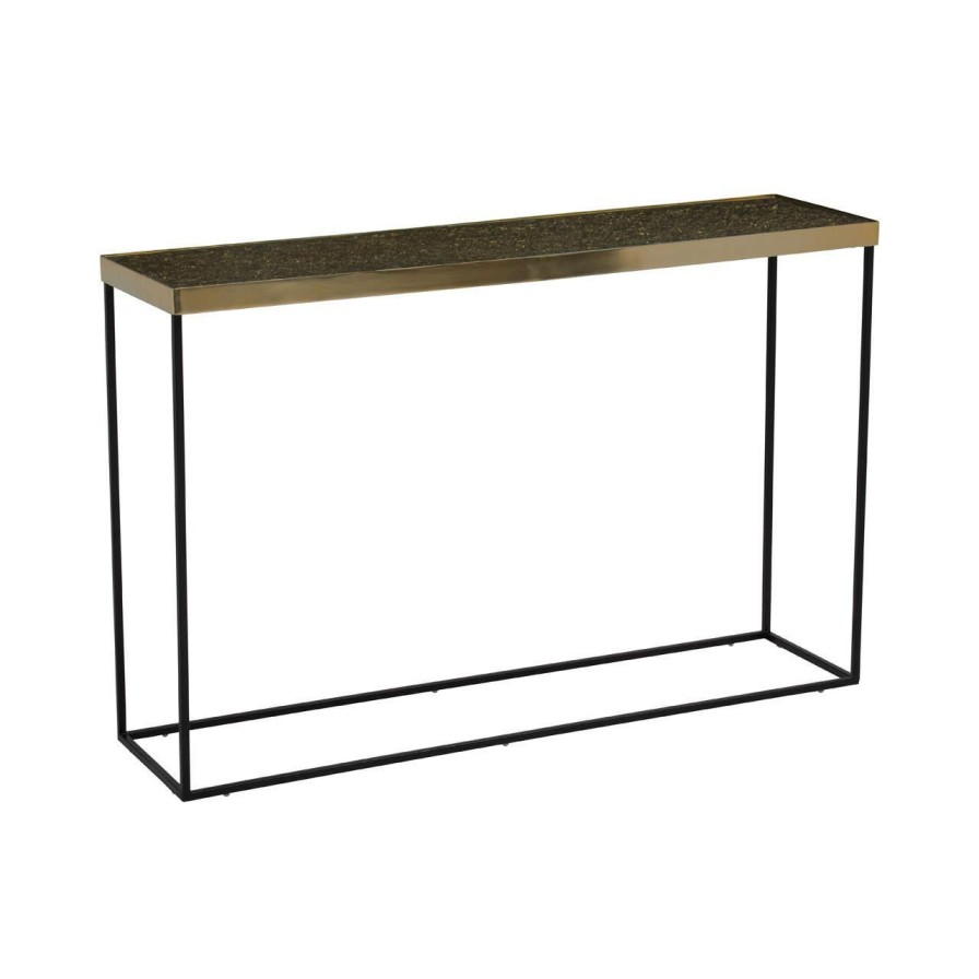 FURNITURE Fifty Five South Console Tables | Akola Gold Console Table