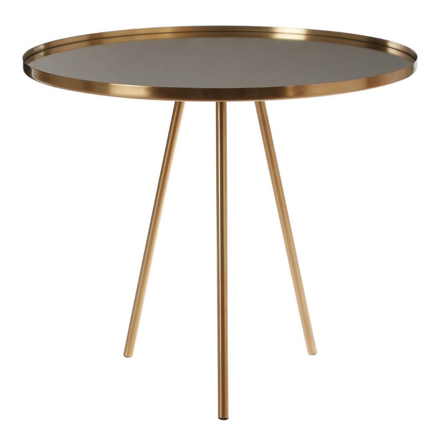 FURNITURE Premier Side Tables | Corra Gold Finish Side Table