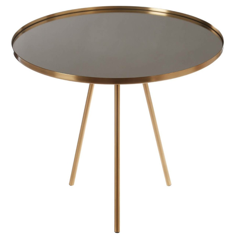 FURNITURE Premier Side Tables | Corra Gold Finish Side Table