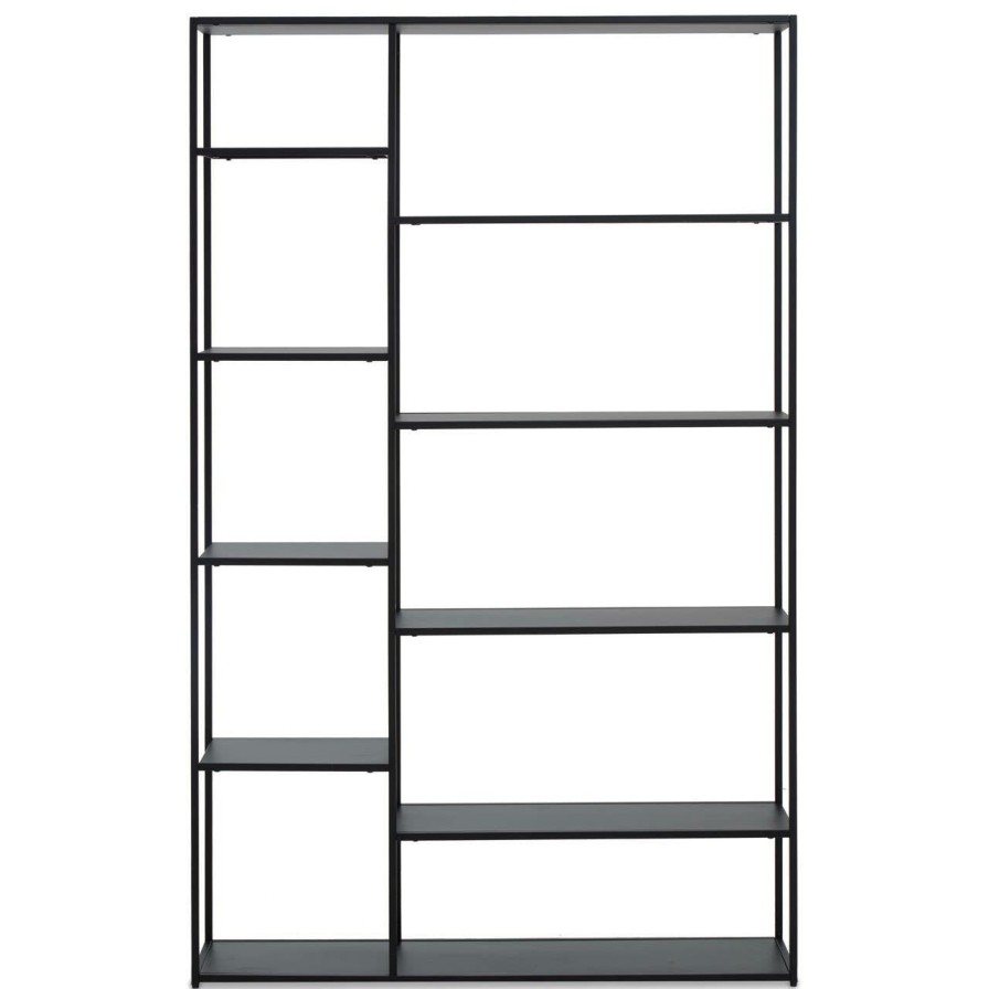 FURNITURE Premier Shelving | Acero Black Multi Shelf Unit