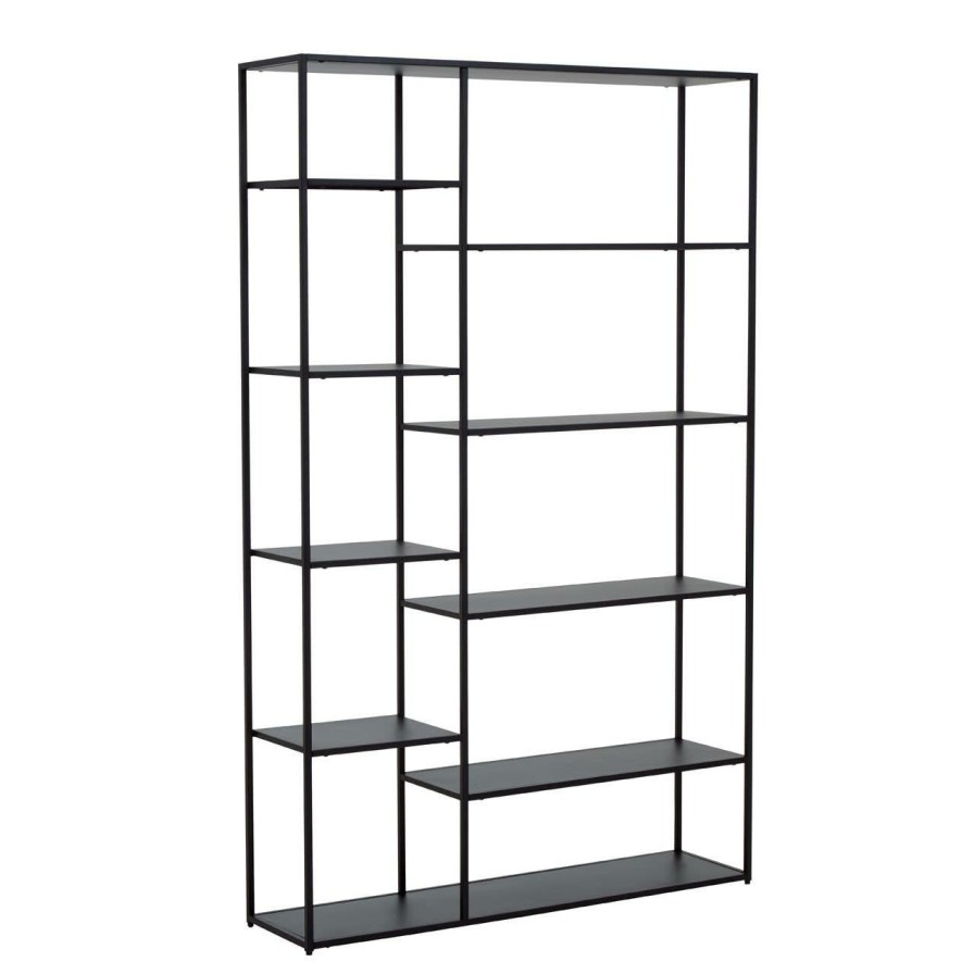 FURNITURE Premier Shelving | Acero Black Multi Shelf Unit