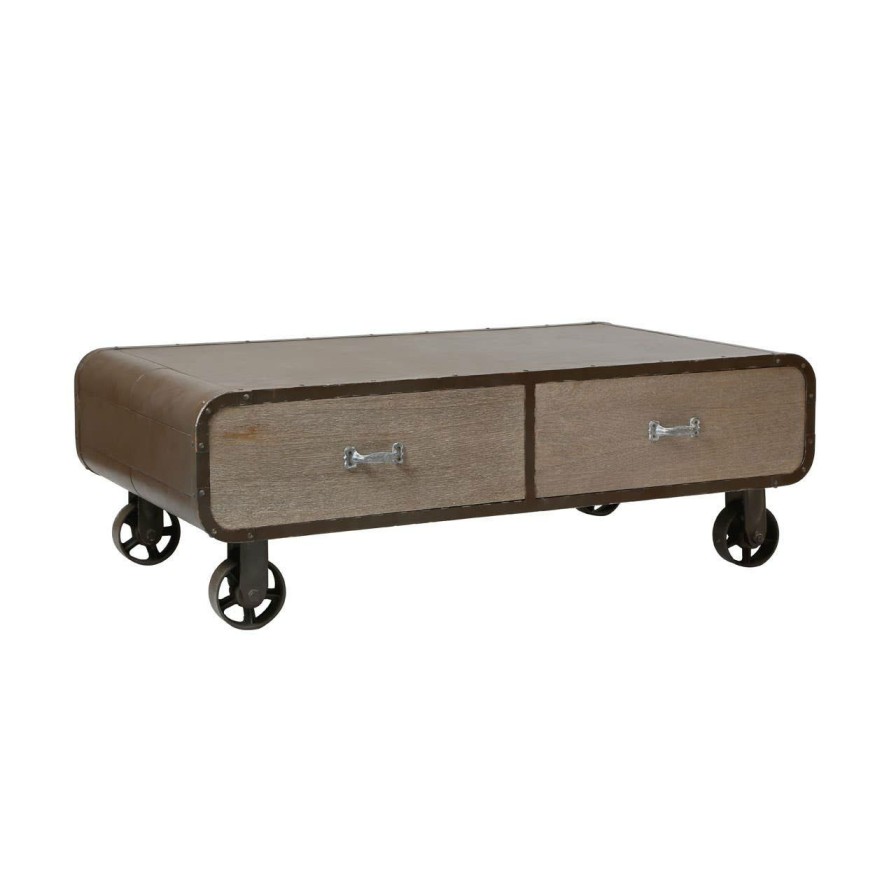 FURNITURE Premier Coffee Tables | Village Loft 2 Drawers Coffee Table