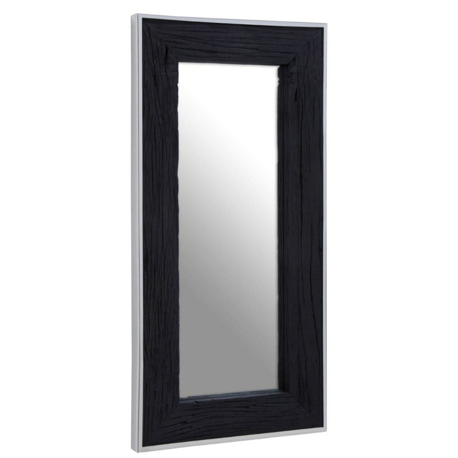 Bathe and Utility Fifty Five South Mirrors | Kerala Black Rectangular Mirror