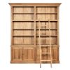 FURNITURE Fifty Five South Storage | Lyon 2 Section Bookcase With Ladder