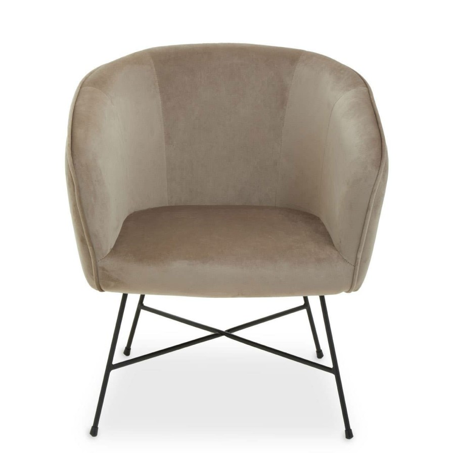 FURNITURE Premier Seating | Stockholm Mink Velvet Chair