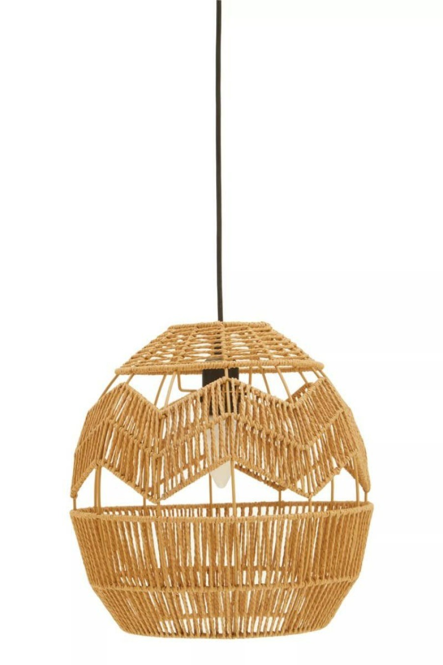 Accessories Premier Light and Ceiling Shades | Jaya Natural Paper Rope Pendant Lamp