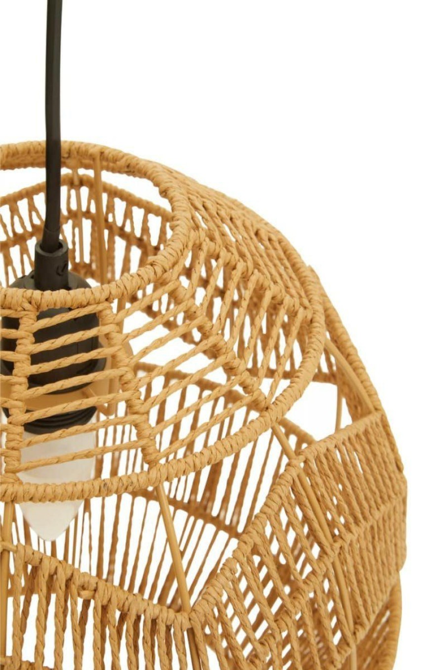 Accessories Premier Light and Ceiling Shades | Jaya Natural Paper Rope Pendant Lamp