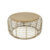 FURNITURE Premier Coffee Tables | Trento Round Coffee Table With Rattan Top