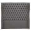 FURNITURE Fifty Five South Beds | Parkside Grey Kingsize Headboard