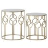 FURNITURE Premier Side Tables | Avantis Circle Design Champagne Tables