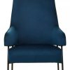 FURNITURE Fifty Five South Seating | Henia Blue Velvet Chair