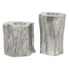 Accessories Fifty Five South Candles and Holders | Akola Set Of Two Silver Tealight Holders