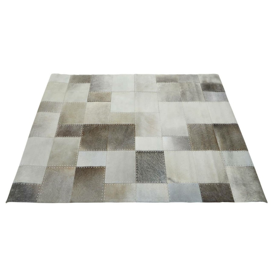 Accessories Fifty Five South Rugs | Safira Large Grey Rug