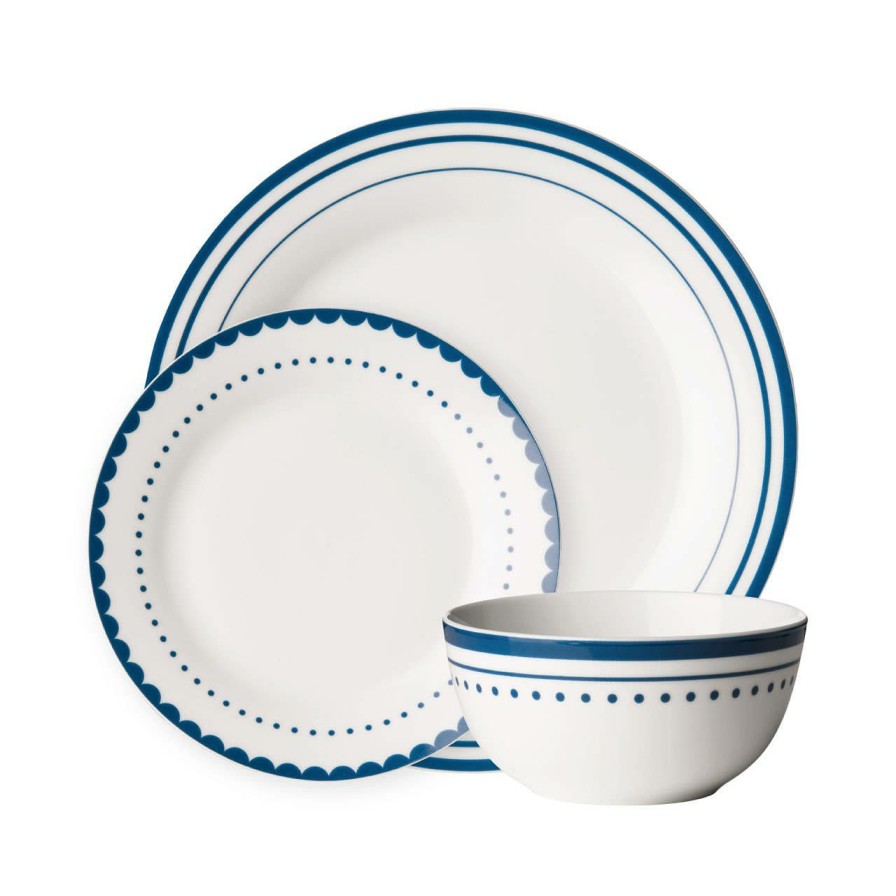 Kitchen and Dining Premier Dinner Sets | Avie Saturn Blue Dinner Set (Mob)