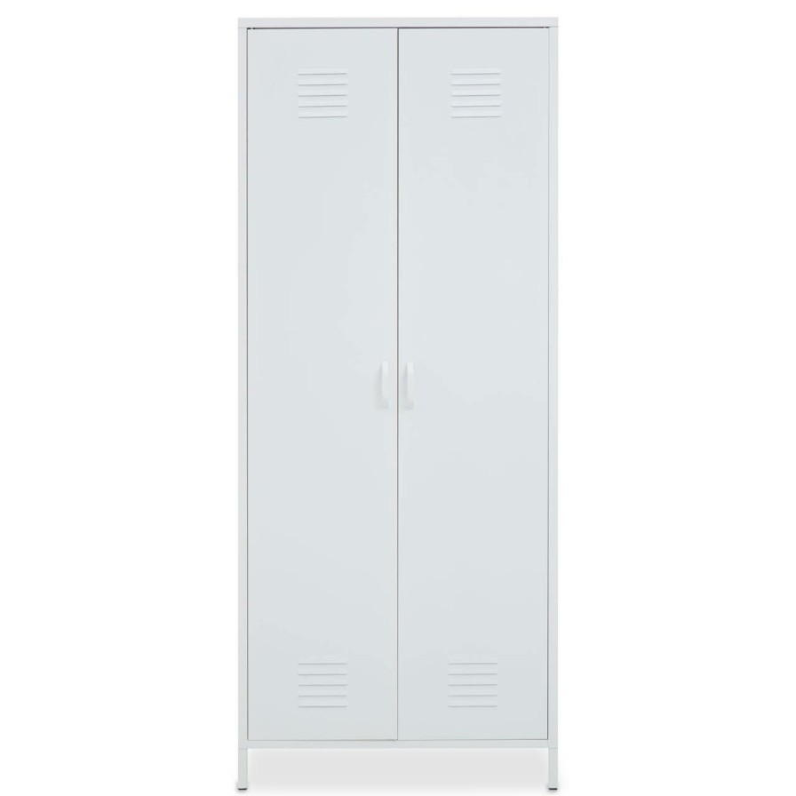 FURNITURE Premier Wardrobes | Academy Two Door White Wardrobe