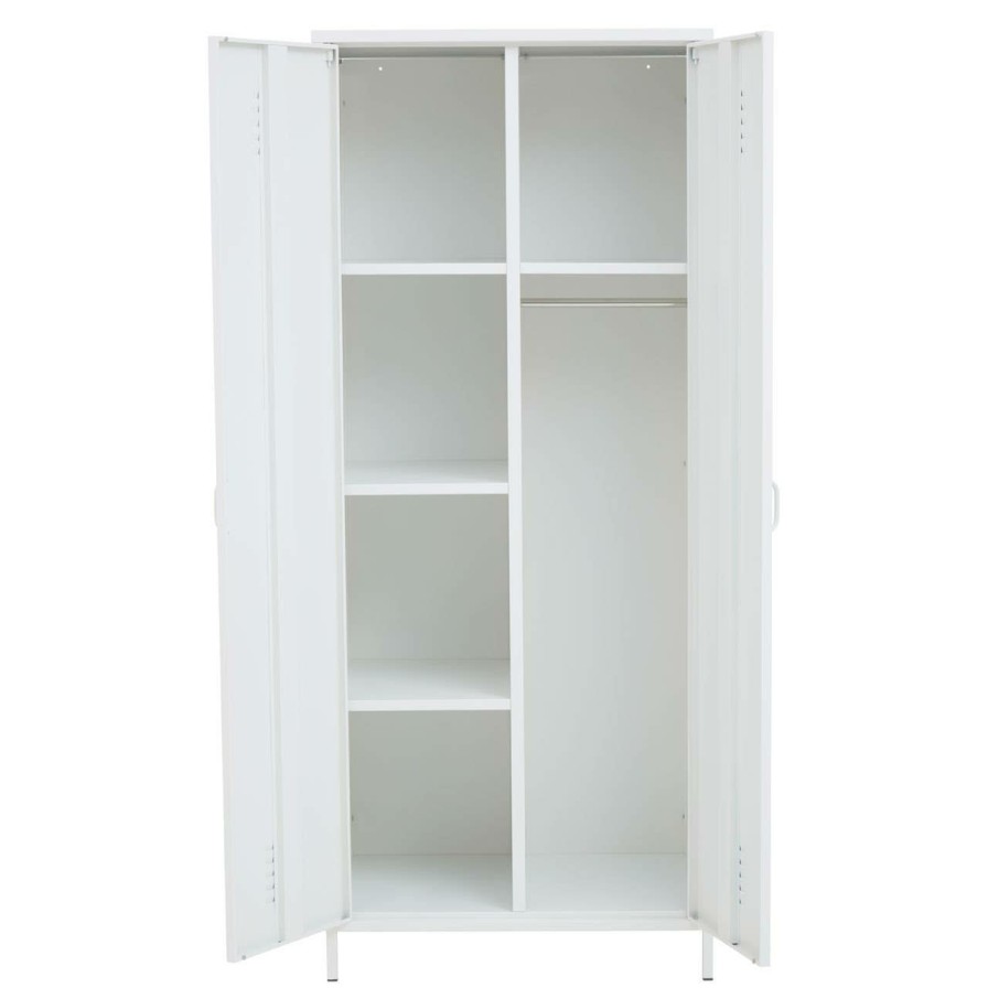 FURNITURE Premier Wardrobes | Academy Two Door White Wardrobe