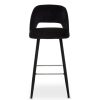 FURNITURE Premier Bar Seating | Warren Black Velvet Bar Chair