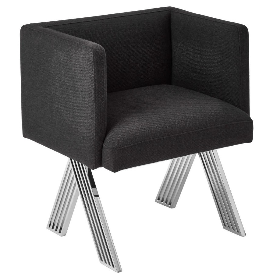 FURNITURE Fifty Five South Seating | Piermount Black Dining Chair