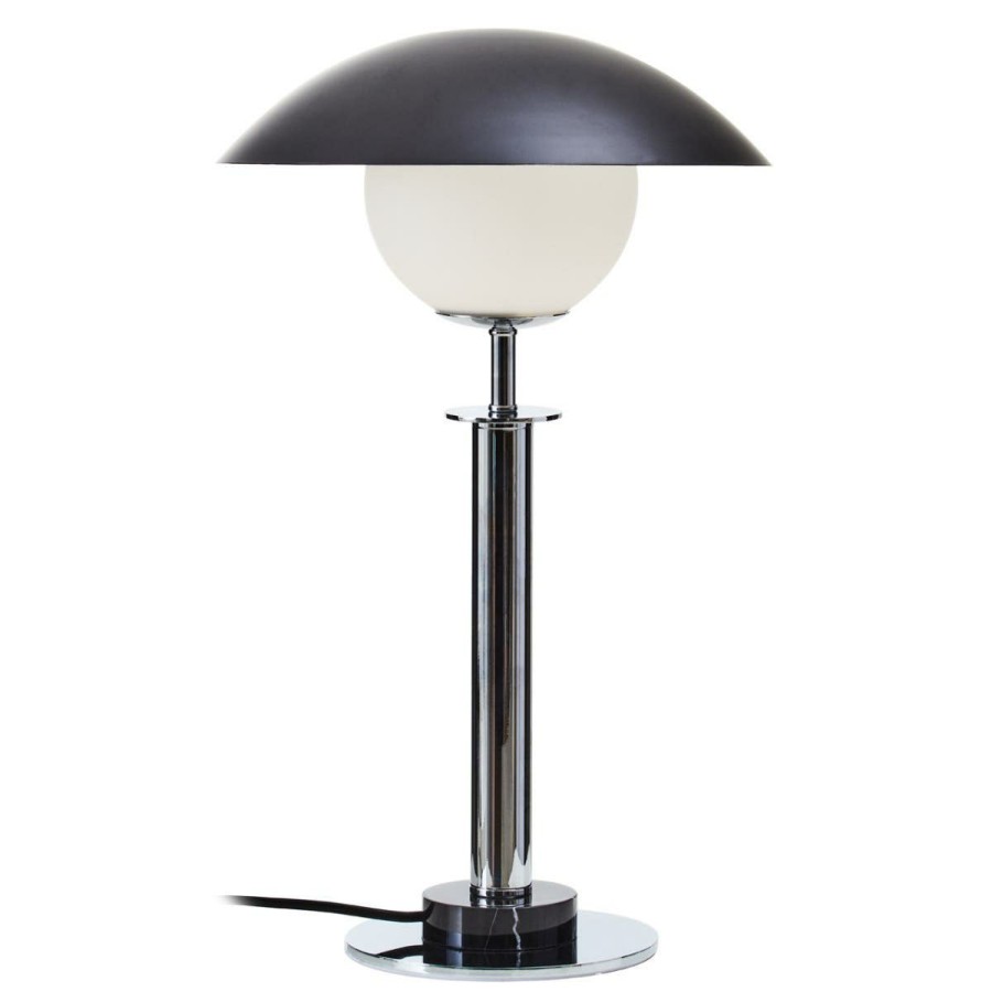 Accessories Fifty Five South Table Lamps | Octavia Silver Finish Metal Table Lamp