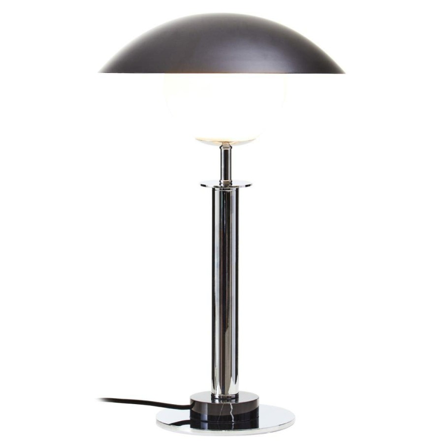 Accessories Fifty Five South Table Lamps | Octavia Silver Finish Metal Table Lamp