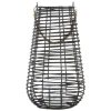 Accessories Premier Lanterns | Lentigo Large Black Rattan Lantern