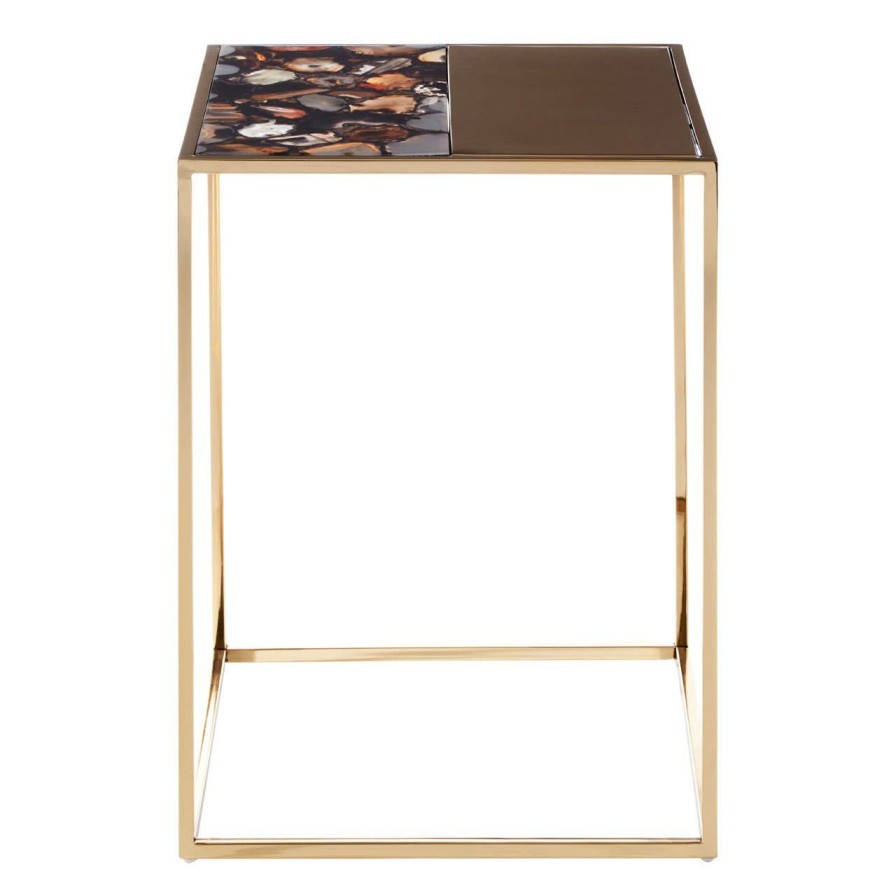 FURNITURE Fifty Five South Side Tables | Vita Agate Square Table