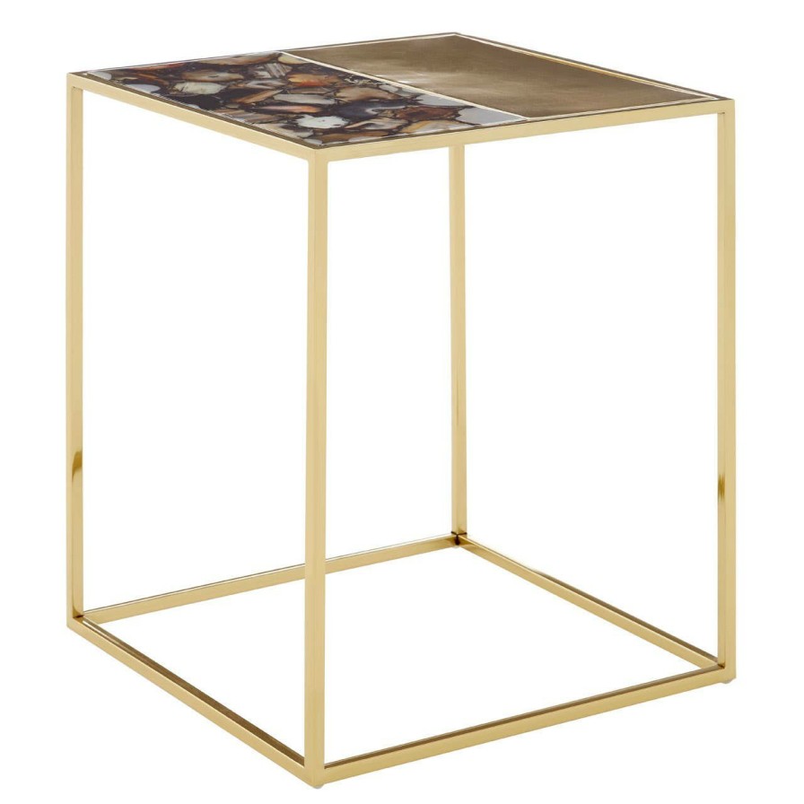 FURNITURE Fifty Five South Side Tables | Vita Agate Square Table