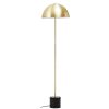 Accessories Fifty Five South Floor Lamps | Murdoch Brushed Brass Metal Floor Lamp