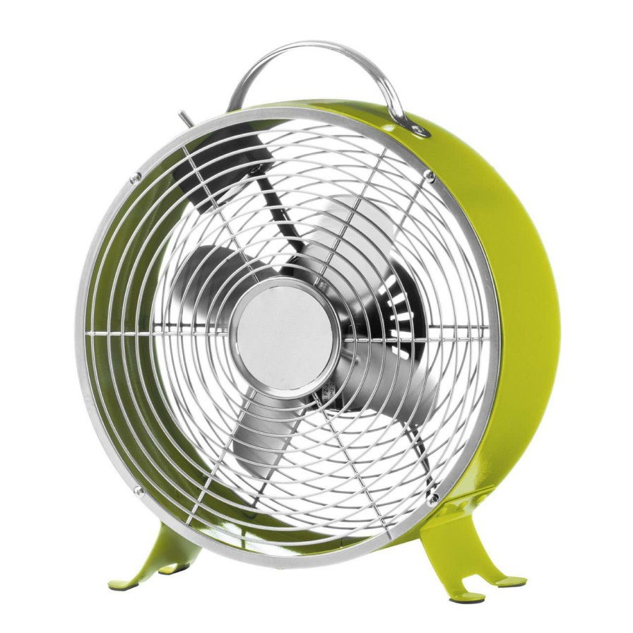 Bathe and Utility Premier Fans | Lime Green Retro Desk Fan