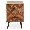 FURNITURE Fifty Five South Chest of Drawers | Boho Two Drawer Mango Wood Chest