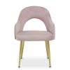 FURNITURE Premier Seating | Dani Dusky Pink Velvet Dining Chair