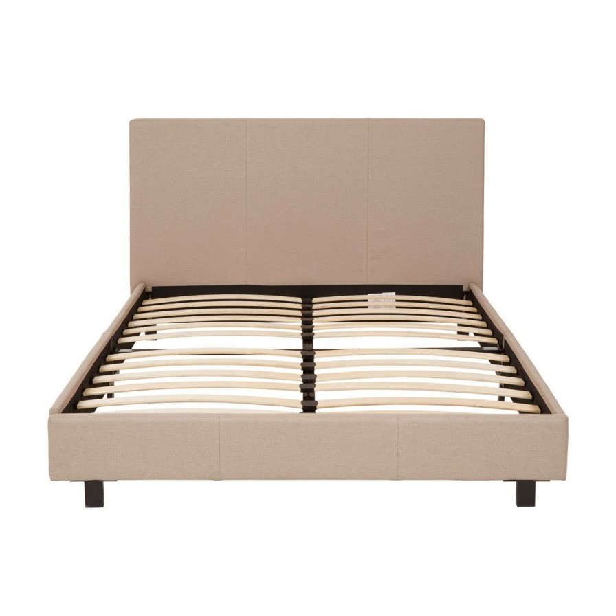 FURNITURE Premier Beds | Napoli Beige Bed In A Box