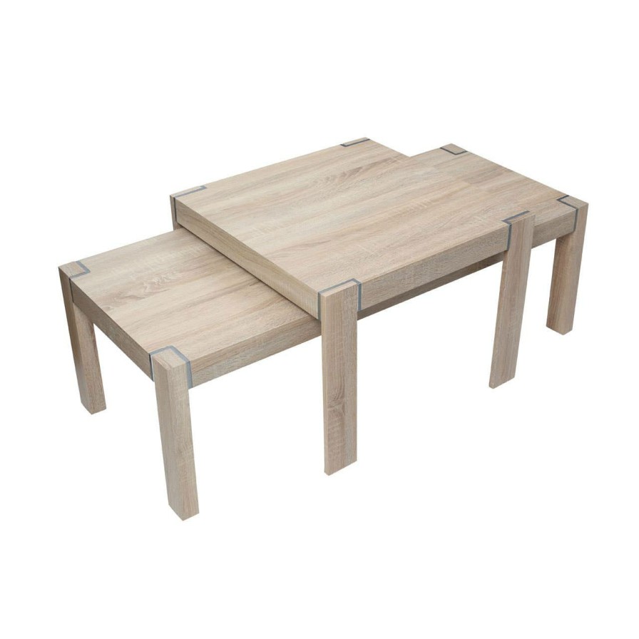 FURNITURE Premier Side Tables | Loki Natural Set Of 2 Tables