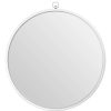 Bathe and Utility Fifty Five South Mirrors | Jacen Silver Metal Frame Round Wall Mirror